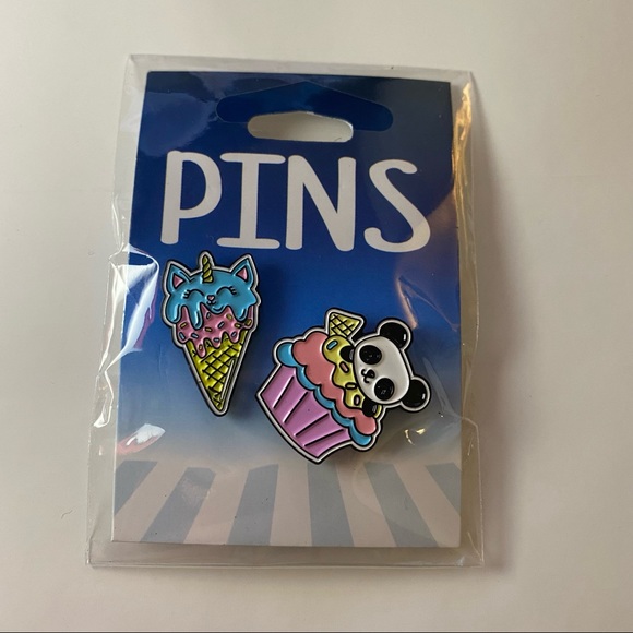 3 for $16 | Ice cream Panda Enamel Pin Set - Picture 3 of 5